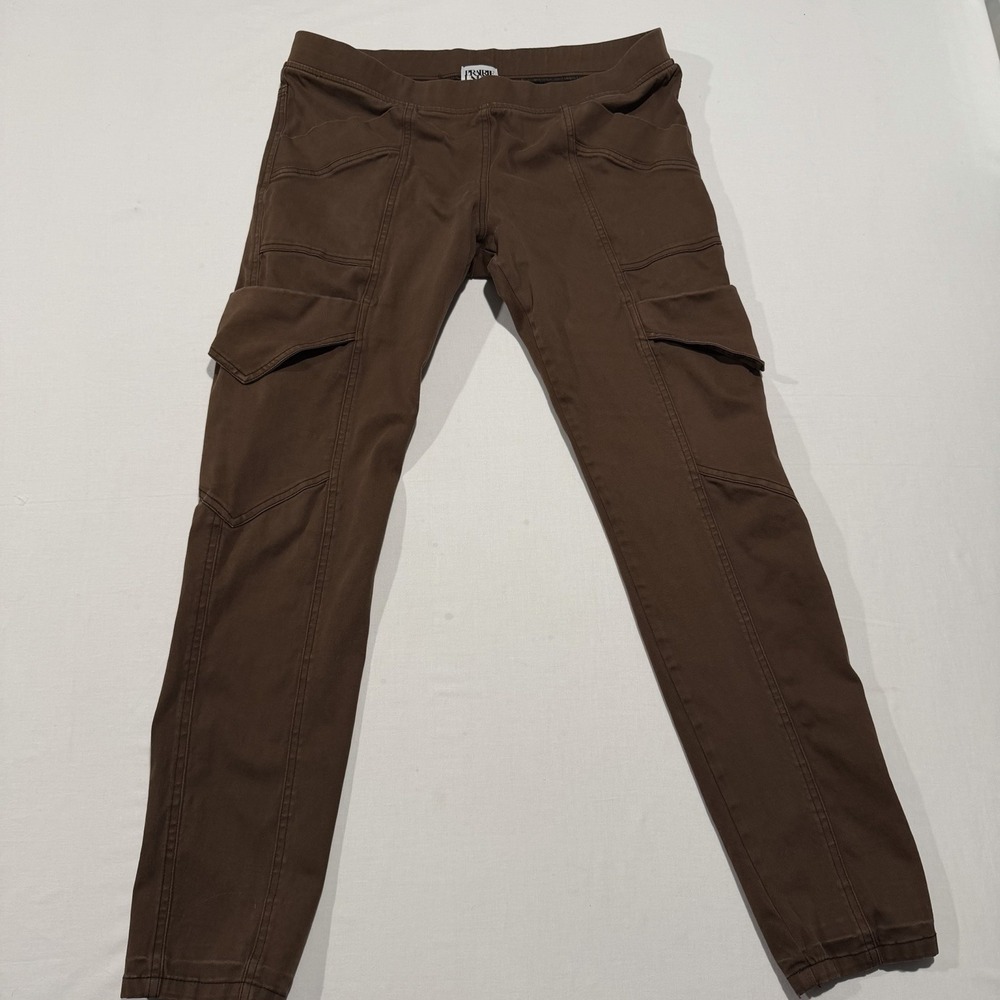 Prairie Underground Archer Pants Womens XL Brown Stretch Cargo Leggings USA Made